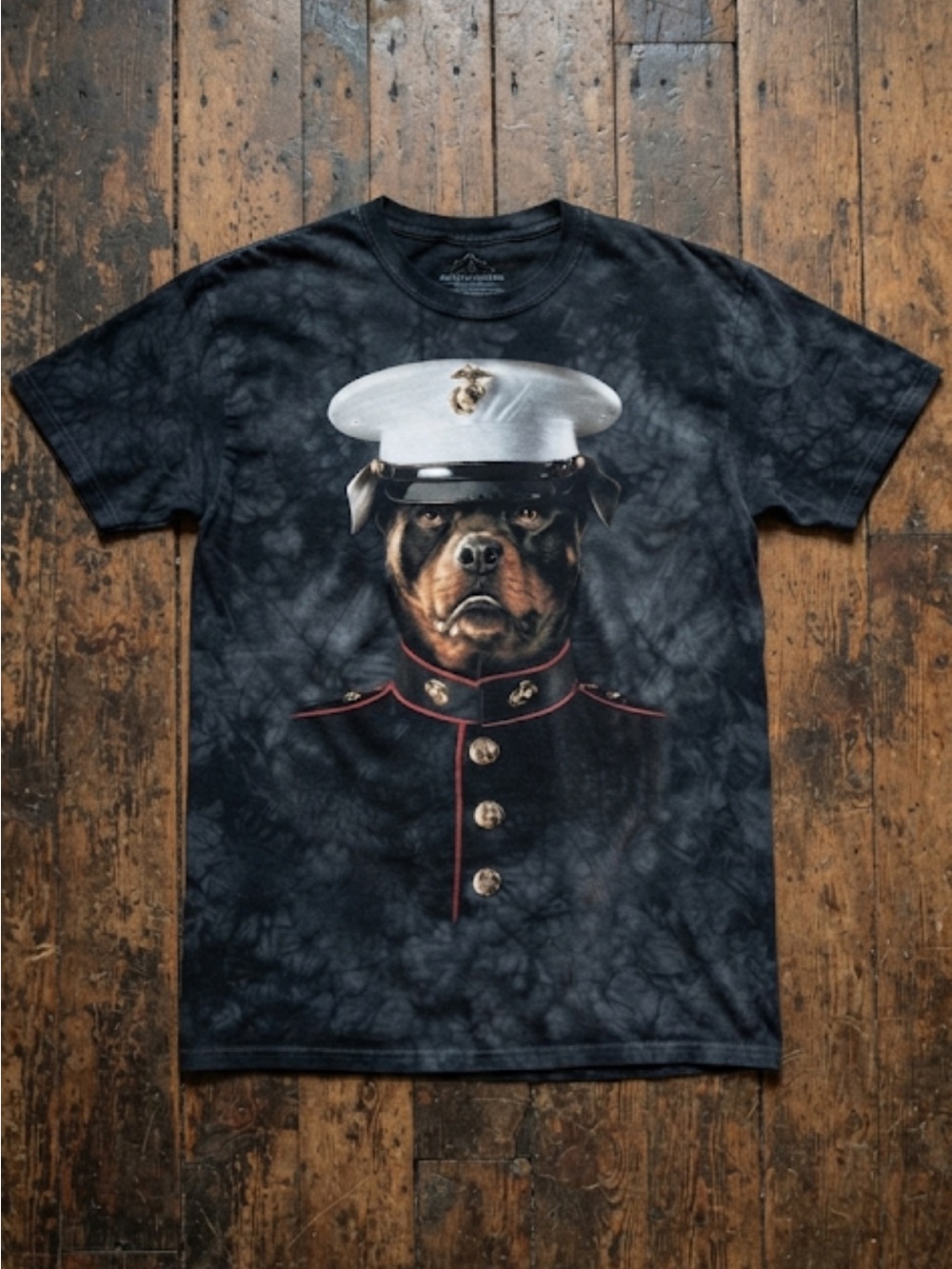 The Mountain US Marine Shirt Black